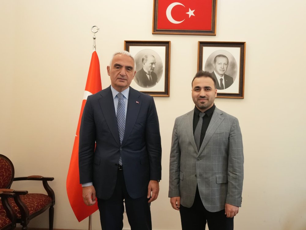 Başkanımız Murat Gül, Ankara temasları kapsamında Kültür ve Turizm Bakanımız Mehmet Nuri Ersoy ile bir araya geldi.